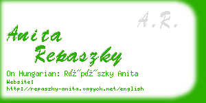 anita repaszky business card